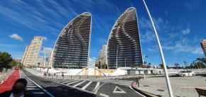 Sunset waves Benidorm 136